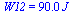 W12 = `+`(`*`(90., `*`(J_)))