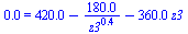 0. = `+`(0.42e3, `-`(`/`(`*`(0.18e3), `*`(`^`(z3, .399673108)))), `-`(`*`(0.36e3, `*`(z3))))