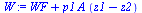 `+`(WF, `*`(p1, `*`(A, `*`(`+`(z1, `-`(z2))))))