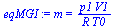 m = `/`(`*`(p1, `*`(V1)), `*`(R, `*`(T0)))