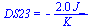 DS23 = `+`(`-`(`/`(`*`(2.0, `*`(J_)), `*`(K_))))
