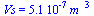 Vs = `+`(`*`(0.51e-6, `*`(`^`(m_, 3))))