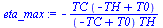 `:=`(eta_max, `+`(`-`(`/`(`*`(TC, `*`(`+`(`-`(TH), T0))), `*`(`+`(`-`(TC), T0), `*`(TH))))))