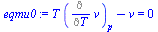 `+`(`*`(T, `*`((Diff(v, T))[p])), `-`(v)) = 0