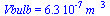 Vbulb = `+`(`*`(0.63e-6, `*`(`^`(m_, 3))))