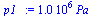 `:=`(p1_, `+`(`*`(0.1e7, `*`(Pa_))))