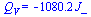 Q[V] = `+`(`-`(`*`(1080.196157, `*`(J_))))