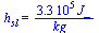 h[sl] = `+`(`/`(`*`(334614.342, `*`(J_)), `*`(kg_)))