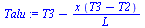 `:=`(Talu, `+`(T3, `-`(`/`(`*`(x, `*`(`+`(T3, `-`(T2)))), `*`(L)))))