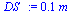 `:=`(DS_, `+`(`*`(0.666667e-1, `*`(m_))))