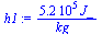 `:=`(h1, `+`(`/`(`*`(0.5249e6, `*`(J_)), `*`(kg_))))