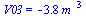 V03 = `+`(`-`(`*`(3.807, `*`(`^`(m_, 3)))))