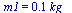 m1 = `+`(`*`(.121, `*`(kg_)))