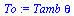 `:=`(To, `*`(Tamb, `*`(theta)))