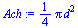 `+`(`*`(`/`(1, 4), `*`(Pi, `*`(`^`(d, 2)))))