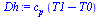 `*`(c[p], `*`(`+`(T1, `-`(T0))))