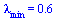 lambda[min] = .63