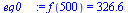 `:=`(eq0__, f(500) = 326.610563)