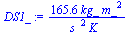 `+`(`/`(`*`(165.6043989, `*`(kg_, `*`(`^`(m_, 2)))), `*`(`^`(s_, 2), `*`(K_))))