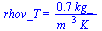 rhov_T = `+`(`/`(`*`(.744, `*`(kg_)), `*`(`*`(`^`(m_, 3), `*`(K_)))))
