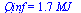 Qinf = `+`(`*`(1.7, `*`(MJ_)))