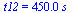 t12 = `+`(`*`(0.45e3, `*`(s_)))