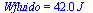 Wfluido = `+`(`*`(42., `*`(J_)))