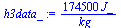 `:=`(h3data_, `+`(`/`(`*`(174500, `*`(J_)), `*`(kg_))))
