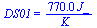 DS01 = `+`(`/`(`*`(0.77e3, `*`(J_)), `*`(K_)))