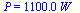 P = `+`(`*`(0.11e4, `*`(W_)))