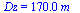 Dz = `+`(`*`(0.17e3, `*`(m_)))
