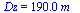 Dz = `+`(`*`(0.19e3, `*`(m_)))