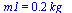m1 = `+`(`*`(.15, `*`(kg_)))