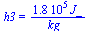 h3 = `+`(`/`(`*`(0.18e6, `*`(J_)), `*`(kg_)))