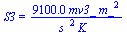 S3 = `+`(`/`(`*`(0.91e4, `*`(mv3_, `*`(`^`(m_, 2)))), `*`(`^`(s_, 2), `*`(K_))))