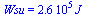 Wsu = `+`(`*`(0.26e6, `*`(J_)))