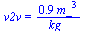 v2v = `+`(`/`(`*`(.91, `*`(`^`(m_, 3))), `*`(kg_)))
