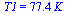 T1 = `+`(`*`(77.4, `*`(K_)))