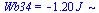 Wb34 = `+`(`-`(`*`(1.2, `*`(J_))))