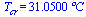 T[cr] = `+`(`*`(31.05, `*`(?C)))