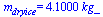 m[dryice] = `+`(`*`(4.1, `*`(kg_)))
