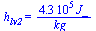 h[lv2] = `+`(`/`(`*`(0.43e6, `*`(J_)), `*`(kg_)))