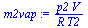 `:=`(m2vap, `/`(`*`(p2, `*`(V)), `*`(R, `*`(T2))))