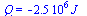 Q = `+`(`-`(`*`(0.25e7, `*`(J_))))