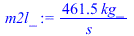 `+`(`/`(`*`(461.5, `*`(kg_)), `*`(s_)))