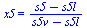 x5 = `/`(`*`(`+`(s5, `-`(s5l))), `*`(`+`(s5v, `-`(s5l))))