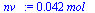 `+`(`*`(0.4151289788e-1, `*`(mol_)))