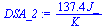 `:=`(DSA_2, `+`(`/`(`*`(137.4389611, `*`(J_)), `*`(K_))))
