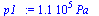 `:=`(p1_, `+`(`*`(106243.1073, `*`(Pa_))))