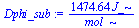 `+`(`/`(`*`(1474.637, `*`(J_)), `*`(mol_)))